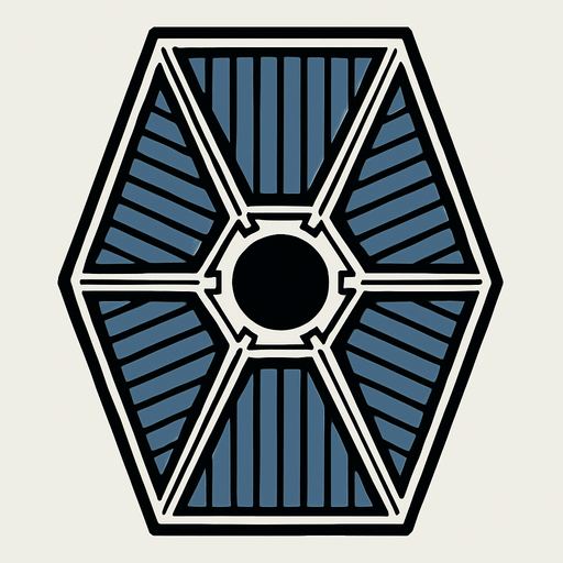 Tie fighter wing.
In-Game asset.  2d.  High contrast.  No shadows