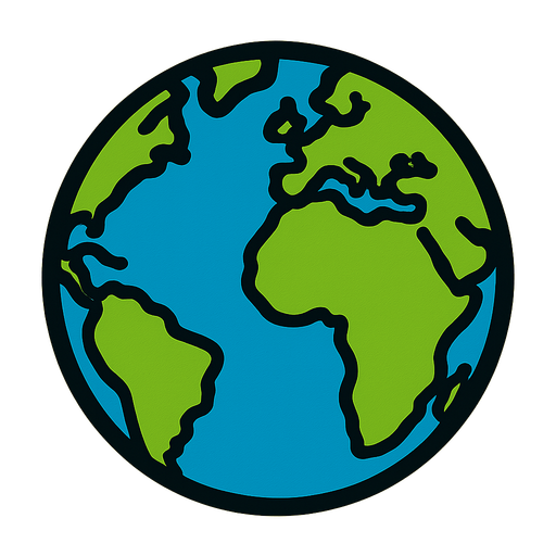 earth.
In-Game asset.  2d.  High contrast.  No shadows