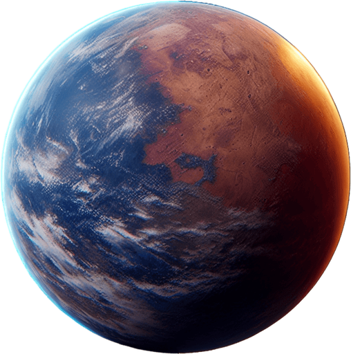 行星.
Single Game Texture. In-Game asset. 2d. Blank background. High contrast. No shadows.