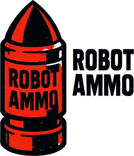 robot ammo very red very big.
In-Game asset.  2d.  High contrast.  No shadows