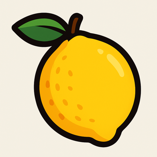 lemon.
In-Game asset.  2d.  High contrast.  No shadows