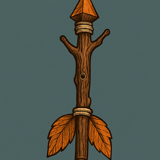 ok yere 90 derece olacak şekilde dik dursun