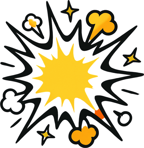 explosion effect
In-Game asset.  2d.  High contrast.  No shadows