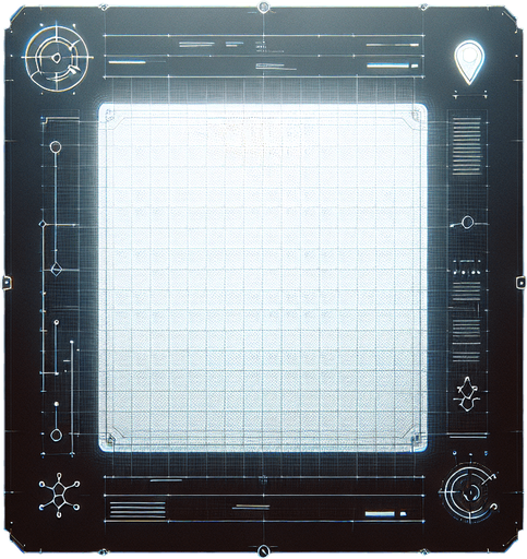 A clean and minimalistic interface for a connectivity hacking app, designed as a digital slate. The central area is a blank white canvas, representing a workspace for interaction. At the top-left corner, a faint, stylized network node icon or small encrypted symbol hints at the app’s purpose without overwhelming the clean design.

Subtle details, like faint grid lines or barely noticeable glowing edges, suggest a theme of connectivity and technology while maintaining a minimalist aesthetic. The interface is professional and understated, with no unnecessary elements, focusing entirely on simplicity and functionality, creating a versatile space for interaction.
Single Game Texture. In-Game asset. 2d. Blank background. High contrast. No shadows.