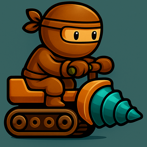 Same ninja character, with bronze color