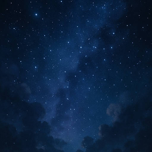 a beautiful dark night sky