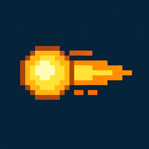 pixelart yellow circular bullet to shoot enemies
In-Game asset.  2d.  High contrast.  No shadows. Pixel art