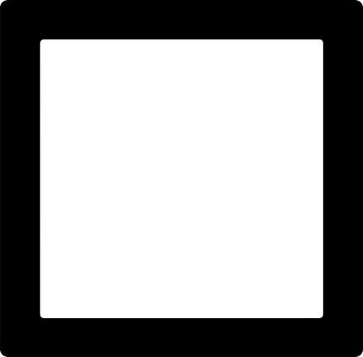 Una casilla.
In-Game asset.  2d.  High contrast.  No shadows