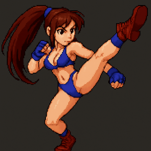 high kick attack