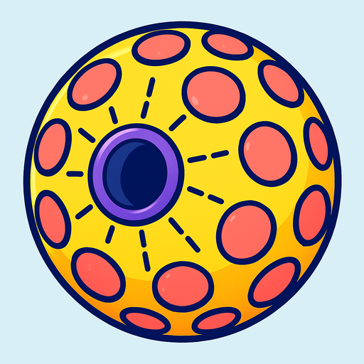 zorbing ball.
In-Game asset.  2d.  High contrast.  No shadows
