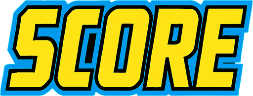 Display icon that says score sci fi comic style font.
In-Game asset.  2d.  High contrast.  No shadows