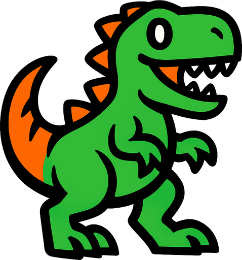 dinazor.
In-Game asset.  2d.  High contrast.  No shadows