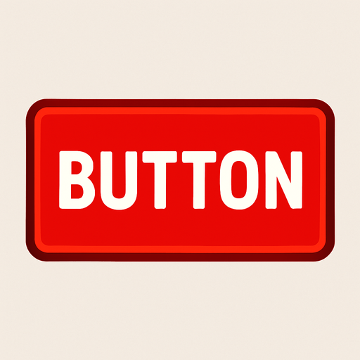 Button red.
In-Game asset.  2d.  High contrast.  No shadows