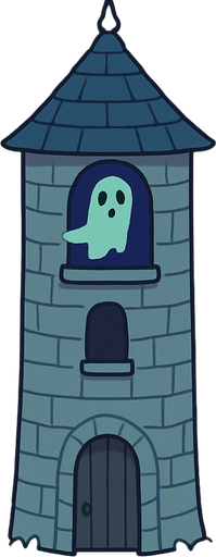 ghost tower. rpg. 2d. no shadows.