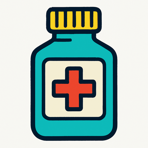 Medicina.
In-Game asset.  2d.  High contrast.  No shadows
