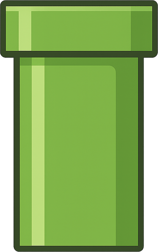 2d flappy bird pipe
. No background. Transparent background. Blank background. No shadows. 2d. In-Game asset. flat