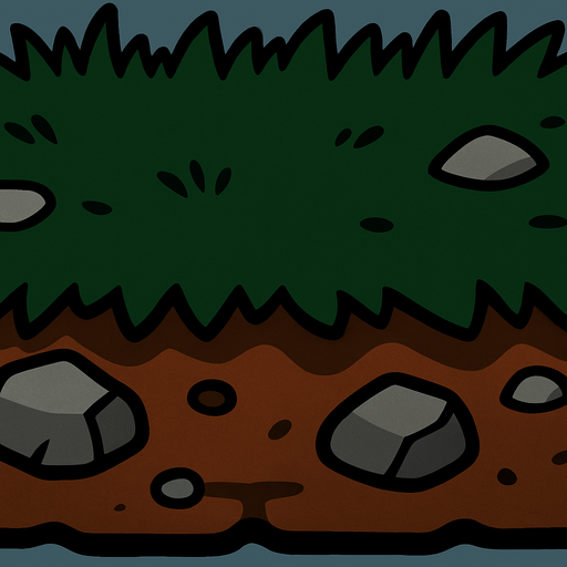 Change the green of the grass to dark green
