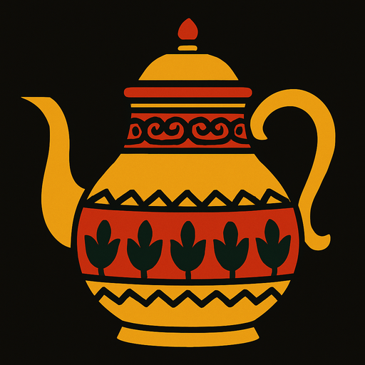 Make a kettle same turks.
In-Game asset.  2d.  High contrast.  No shadows