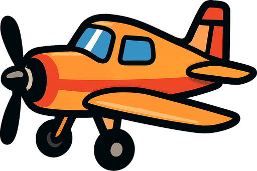 Plane.
In-Game asset.  2d.  High contrast.  No shadows