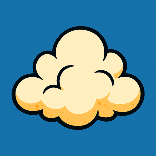 Nube.
In-Game asset.  2d.  High contrast.  No shadows