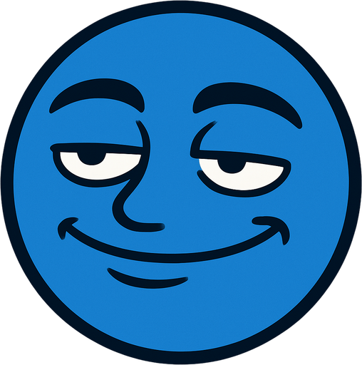 meme chill guy face.
In-Game asset.  2d.  High contrast.  No shadows