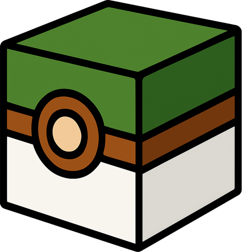 make a cube but like a pokeball and  make it for uncommon one make with green and white and bronze but do diffrently.
In-Game asset.  2d.  High contrast.  No shadows