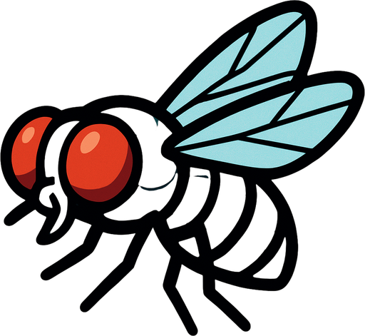 fly.
In-Game asset.  2d.  High contrast.  No shadows