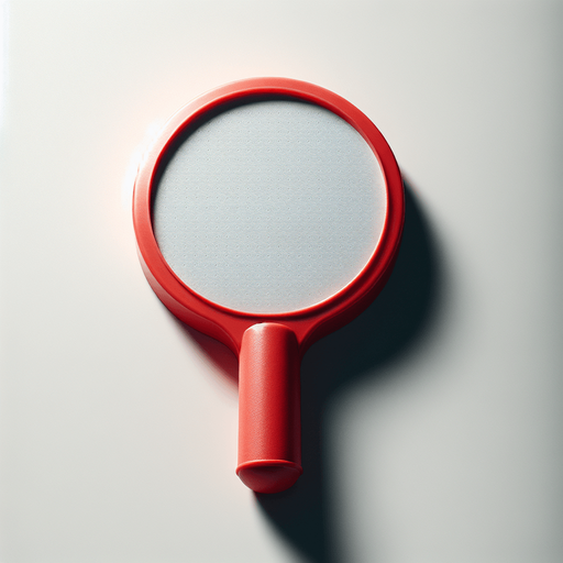 Air hockey paddle. Top view..