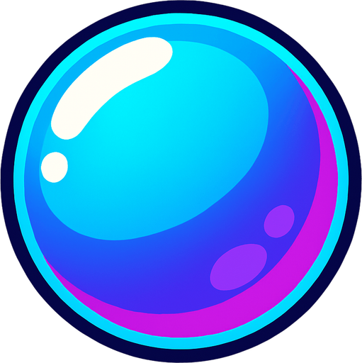 Burbuja.
In-Game asset.  2d.  High contrast.  No shadows