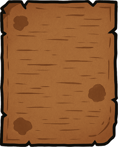 Kahverengi sayfa yaprağı.
In-Game asset.  2d.  High contrast.  No shadows