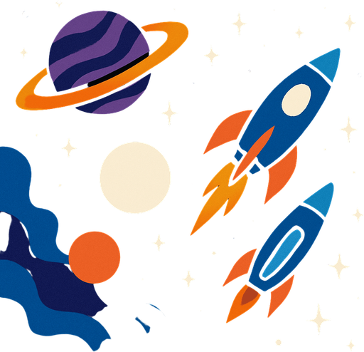 Space.
In-Game asset.  2d.  High contrast.  No shadows