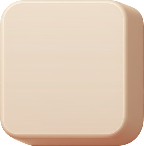 Rectangle aux coins arrondis totalement beige, totalement lisse et uniforme. Sans bords. Aucune Bordure. pas de rebords. Bords abrupts.