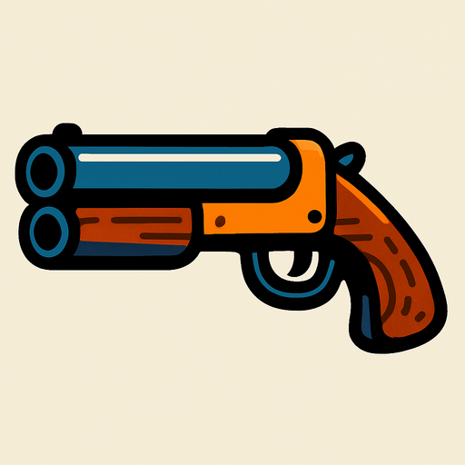 Escopeta.
In-Game asset.  2d.  High contrast.  No shadows