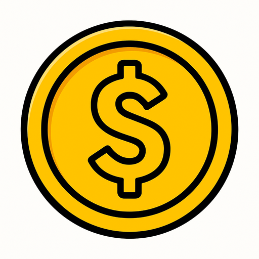 coin.
In-Game asset.  2d.  High contrast.  No shadows