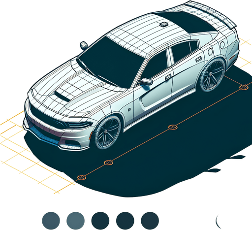 A car that looking upwards..
Single Game Texture. In-Game asset. 2d. Blank background. High contrast. No shadows.