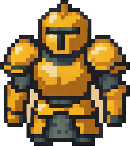 armor pixel art.
In-Game asset.  2d.  High contrast.  No shadows