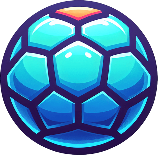 Soccer ball.
Single Cartoon Game Texture. In-Game asset. 2d. Blank background. High contrast. No shadows.