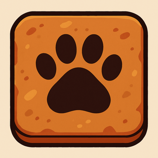 kedi pati izi olan bir platform ama kuşbakışı.
In-Game asset.  2d.  High contrast.  No shadows