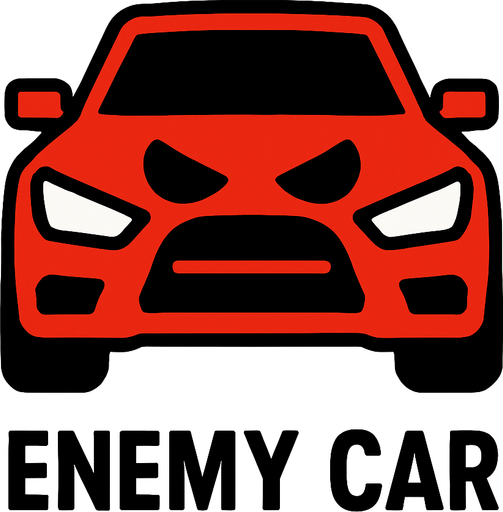 ENEMY CAR.
In-Game asset.  2d.  High contrast.  No shadows