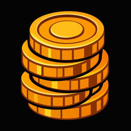 gold.
In-Game asset.  2d.  High contrast.  No shadows
