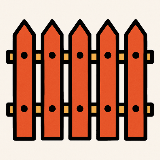 Çit.
In-Game asset.  2d.  High contrast.  No shadows