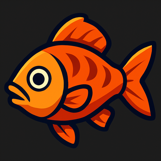 Fish.
In-Game asset.  2d.  High contrast.  No shadows