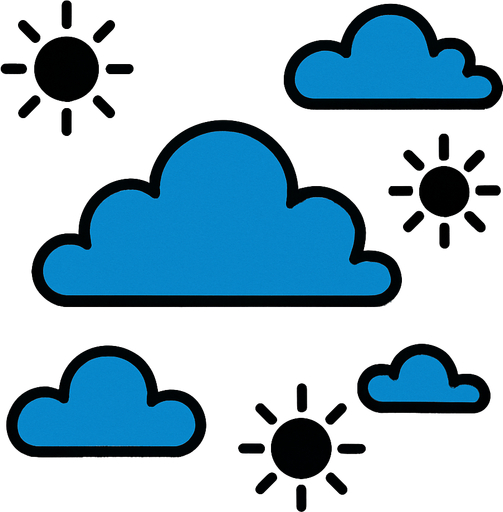 white sky.
In-Game asset.  2d.  High contrast.  No shadows