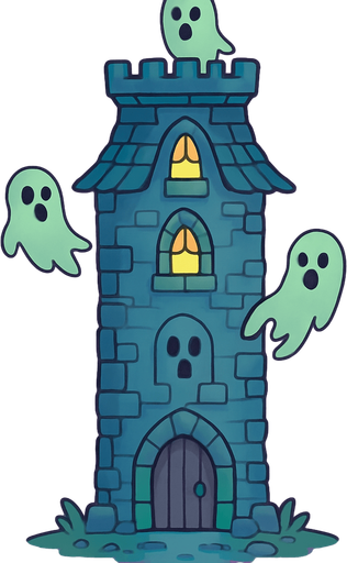 ghost tower. rpg. 2d. no shadows.