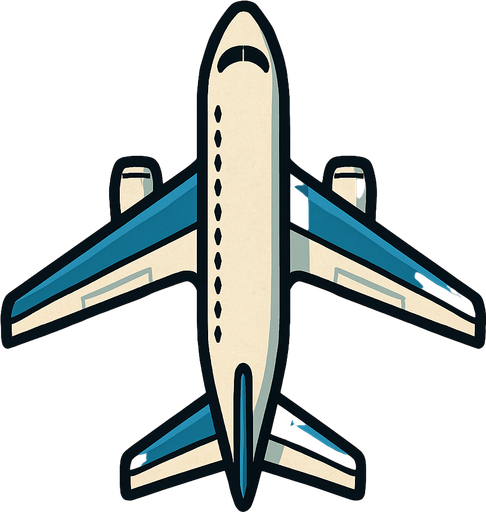 Make a bird's eye view airplane..
In-Game asset.  2d.  High contrast.  No shadows