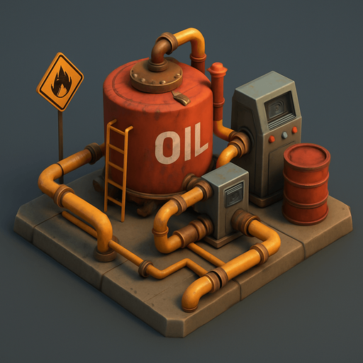 outgoing gasoline infrastructure system.
In-Game asset