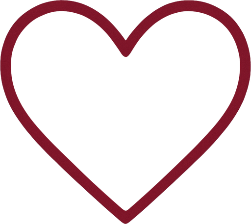 Pink heart no outline or shine.
In-Game asset.  2d.  High contrast.  No shadows