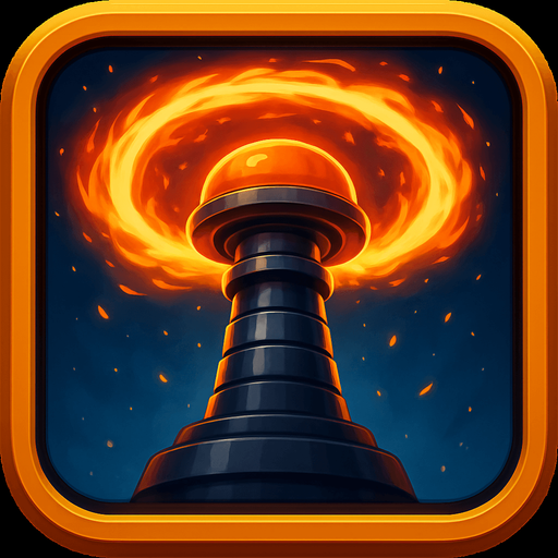 Не сильно отличающаяся башня но стреляет кольцом огня