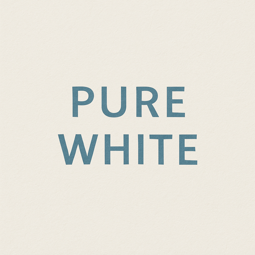 Pure white