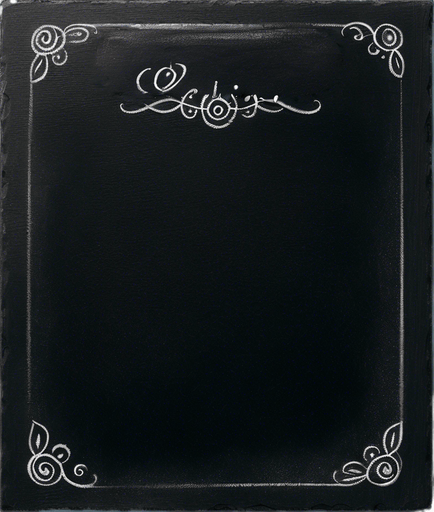 Title "ELIXIR" handwritten  using chalk